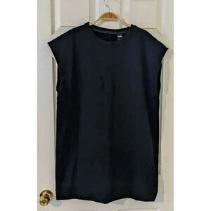 Victoria Sport Victoria's Secret Black Tunic‎ Dress Size L Keyhole Open Back